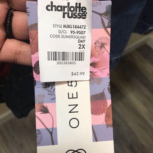 Plus Size Jean Jacket - Picture 4 of 4